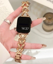 MAISON SELECT(メゾンセレクト)のG 10D19-MZ Vチェーンスマートウォッチバンド Apple Watch Band 38mm 40mm 41mm(デジタル腕時計)