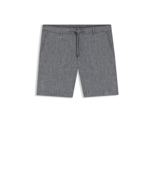 BOSS(ボス)の「レギュラーフィット ショートパンツ リネンブレンド ドローコード付き(その他パンツ・メンズ・ベージュ/ダークブルー・48/44/52/50/46/54)」の9枚目の写真