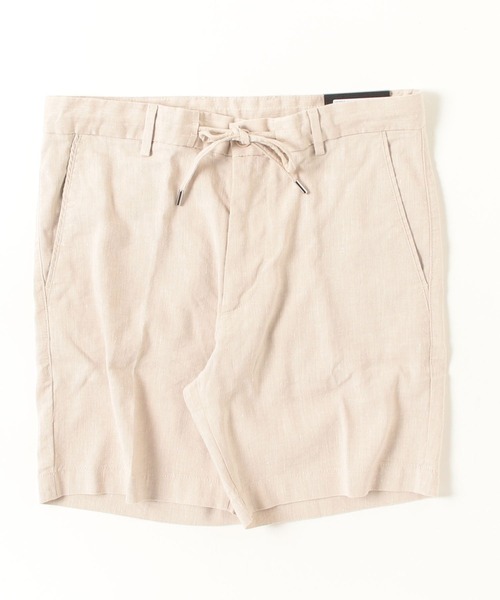 BOSS(ボス)の「レギュラーフィット ショートパンツ リネンブレンド ドローコード付き(その他パンツ・メンズ・ベージュ/ダークブルー・48/44/52/50/46/54)」の3枚目の写真