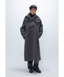 ほぼ未使用✨️定価4.6万　プルミエアロンディスモン　ラミースタンドブルゾン　茶 ほぼ未使用✨️定価4.6万 プルミエアロンディスモン ラミースタンド