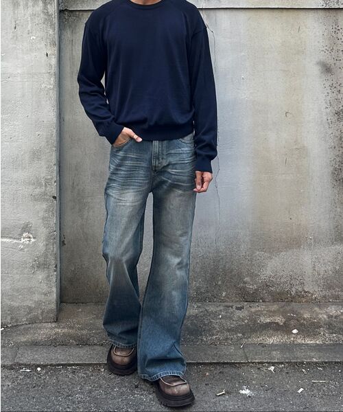 DNSR(ディーエヌエスアール)の「アーマーラウンドクロップニットネイビー(ニット/セーター・メンズ・その他・SMALL/MEDIUM/LARGE)」の7枚目の写真