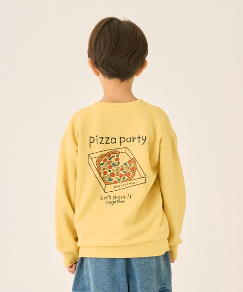 minimal(ミニマル)の「アソートプリントスウェット(スウェット・キッズ・トップグレー/ダークオレンジ/ネイビー/マスタード・120cm/130cm/140cm/90cm/100cm/110cm)」の3枚目の写真