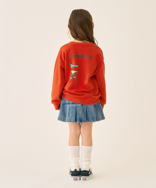 minimal(ミニマル)の「アソートプリントスウェット(スウェット・キッズ・トップグレー/ダークオレンジ/ネイビー/マスタード・120cm/130cm/140cm/90cm/100cm/110cm)」の5枚目の写真