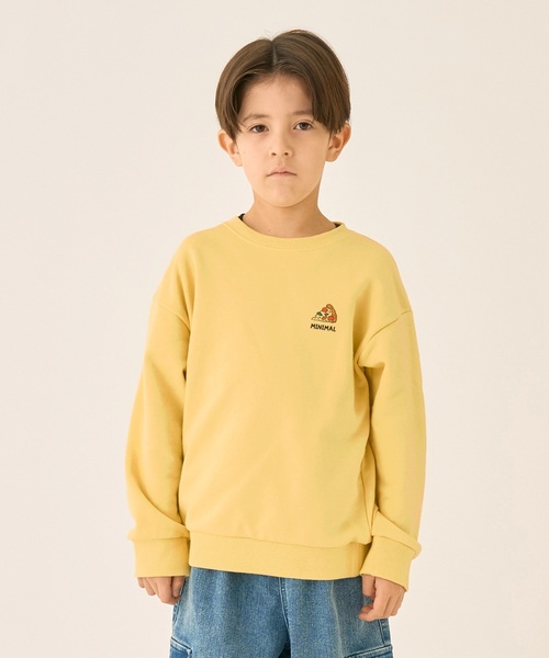 minimal(ミニマル)の「アソートプリントスウェット(スウェット・キッズ・トップグレー/ダークオレンジ/ネイビー/マスタード・120cm/130cm/140cm/90cm/100cm/110cm)」の8枚目の写真