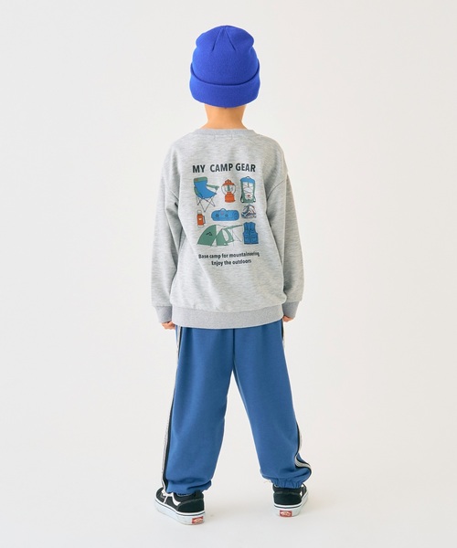 minimal(ミニマル)の「アソートプリントスウェット(スウェット・キッズ・トップグレー/ダークオレンジ/ネイビー/マスタード・120cm/130cm/140cm/90cm/100cm/110cm)」の10枚目の写真