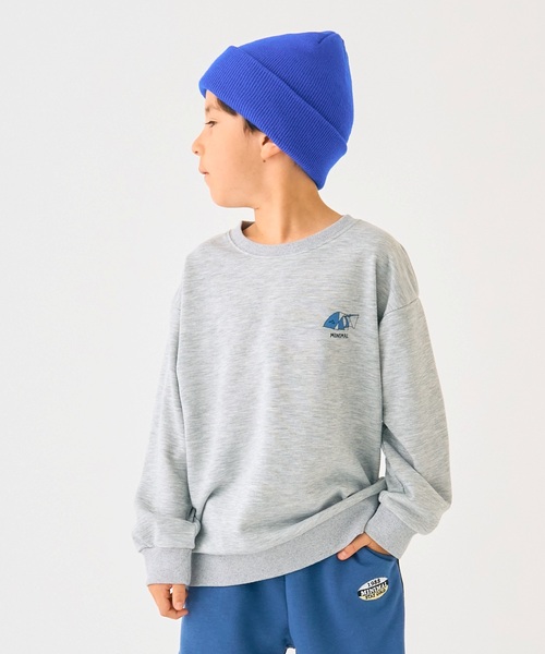 minimal(ミニマル)の「アソートプリントスウェット(スウェット・キッズ・トップグレー/ダークオレンジ/ネイビー/マスタード・120cm/130cm/140cm/90cm/100cm/110cm)」の11枚目の写真