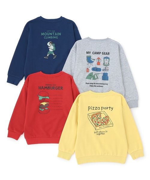 minimal(ミニマル)の「アソートプリントスウェット(スウェット・キッズ・トップグレー/ダークオレンジ/ネイビー/マスタード・120cm/130cm/140cm/90cm/100cm/110cm)」の13枚目の写真