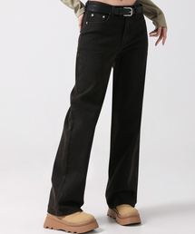 AVANDRESS（アバンドレス ）の「STRAIGHT WIDE DENIM PANTS BROWN（デニムパンツ）」