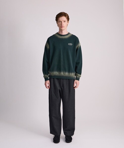 Saturdays NYC（サタデーズ ニューヨークシティ ）の「Ari Relaxed Faded Dye Sweatshirt（スウェット・メンズ・スミクロ/グリーン/ワイン・M/S/L/XL）」の6枚目の写真