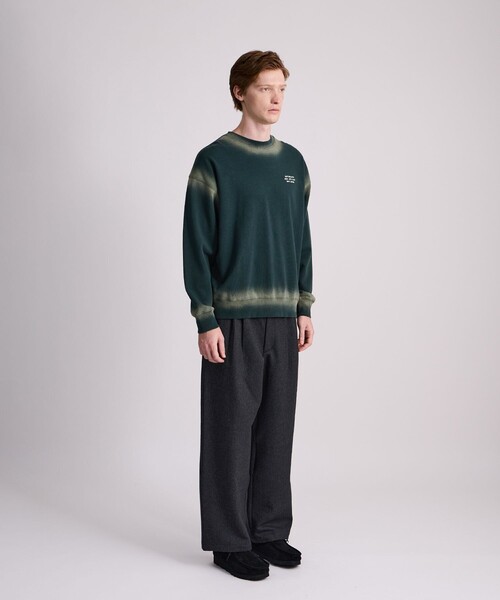 Saturdays NYC（サタデーズ ニューヨークシティ ）の「Ari Relaxed Faded Dye Sweatshirt（スウェット・メンズ・スミクロ/グリーン/ワイン・M/S/L/XL）」の7枚目の写真