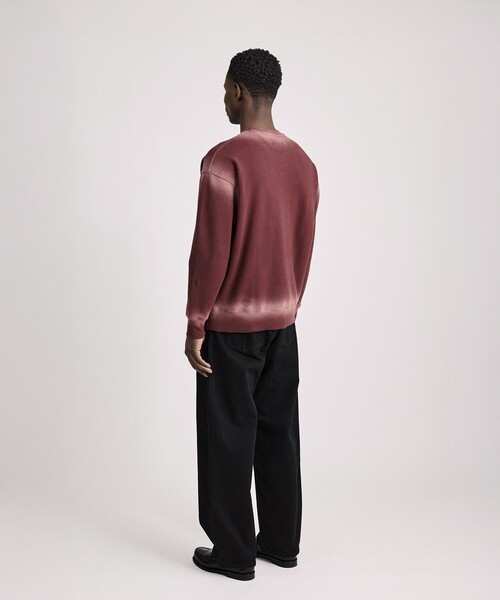Saturdays NYC（サタデーズ ニューヨークシティ ）の「Ari Relaxed Faded Dye Sweatshirt（スウェット・メンズ・スミクロ/グリーン/ワイン・M/S/L/XL）」の11枚目の写真