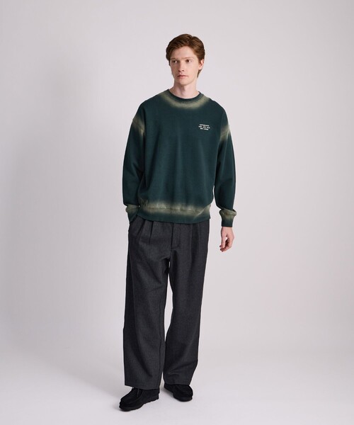Saturdays NYC（サタデーズ ニューヨークシティ ）の「Ari Relaxed Faded Dye Sweatshirt（スウェット・メンズ・スミクロ/グリーン/ワイン・M/S/L/XL）」の13枚目の写真
