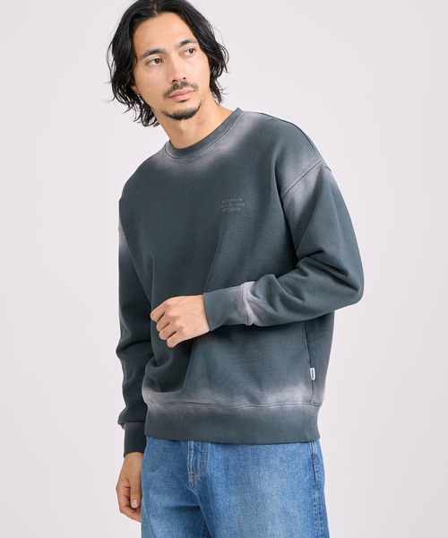 Saturdays NYC（サタデーズ ニューヨークシティ ）の「Ari Relaxed Faded Dye Sweatshirt（スウェット・メンズ・スミクロ/グリーン/ワイン・M/S/L/XL）」の2枚目の写真
