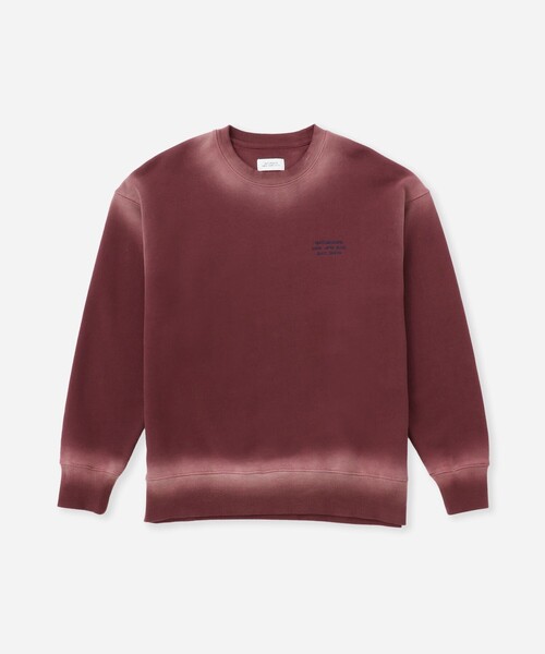 Saturdays NYC（サタデーズ ニューヨークシティ ）の「Ari Relaxed Faded Dye Sweatshirt（スウェット・メンズ・スミクロ/グリーン/ワイン・M/S/L/XL）」の17枚目の写真