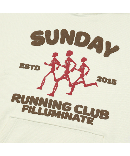 F.ILLUMINATE（フィルミネイト）の「ランニングクラブフードパーカー-クリーム（パーカー・レディース・その他・SMALL/MEDIUM/LARGE）」の8枚目の写真