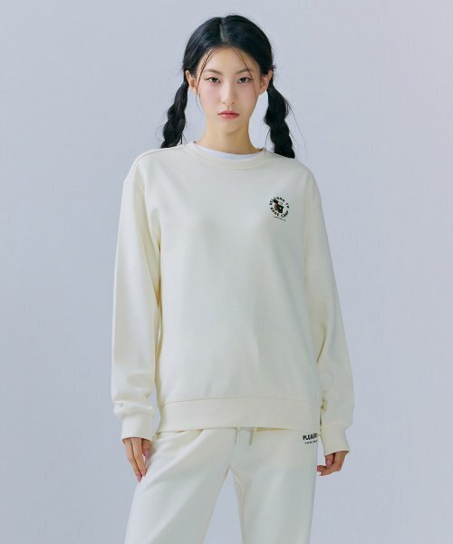 CHASECULT(チェイスカルト)の「共用キャラクターマンツーマン-CEZU5104B05(スウェット・メンズ・オートミール・100/105/90/95)」の3枚目の写真