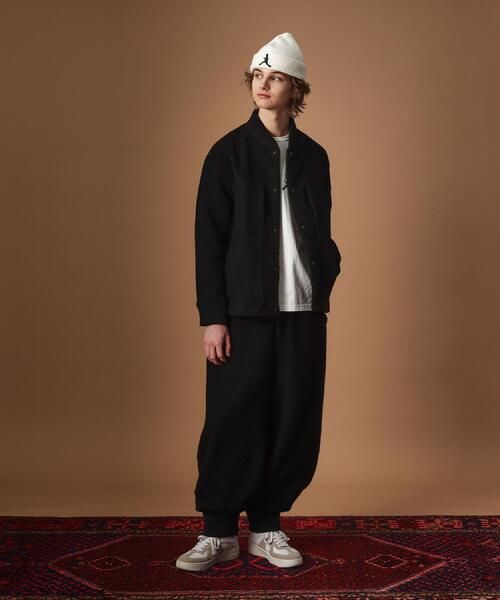 40ｃｔ＆525（フォーティーカラッツアンドゴーニーゴ）の「2重織りモッサボアパイル コンビブルゾン（ブルゾン・メンズ・ブラック・01/02/03/04）」の19枚目の写真