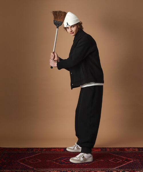 40ｃｔ＆525（フォーティーカラッツアンドゴーニーゴ）の「2重織りモッサボアパイル コンビブルゾン（ブルゾン・メンズ・ブラック・01/02/03/04）」の20枚目の写真