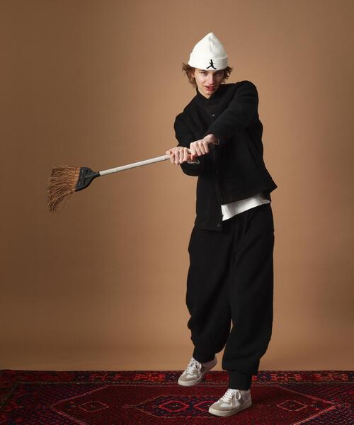 40ｃｔ＆525（フォーティーカラッツアンドゴーニーゴ）の「2重織りモッサボアパイル コンビブルゾン（ブルゾン・メンズ・ブラック・01/02/03/04）」の21枚目の写真