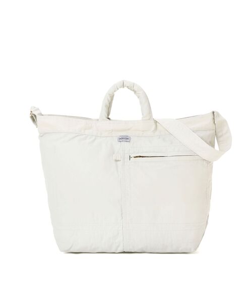 PORTER（ポーター）の「マイル 2WAYトートバッグ(S)（トートバッグ・メンズ・オフホワイト/ブラック・FREE）」の2枚目の写真