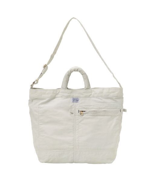 PORTER（ポーター）の「マイル 2WAYトートバッグ(S)（トートバッグ・メンズ・オフホワイト/ブラック・FREE）」の4枚目の写真