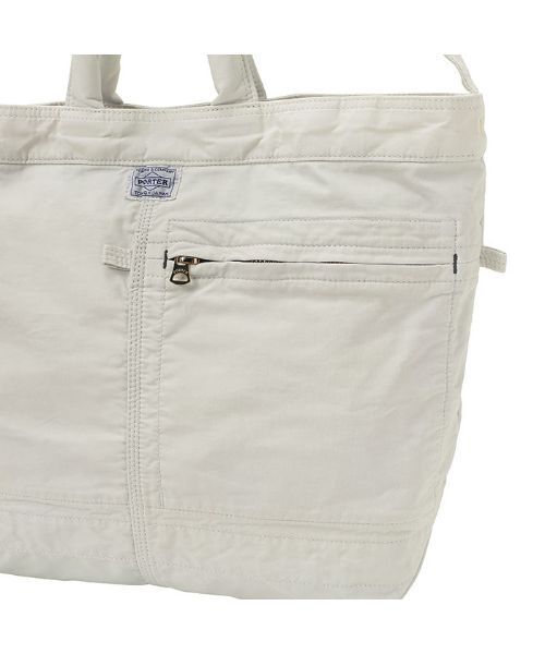 PORTER（ポーター）の「マイル 2WAYトートバッグ(S)（トートバッグ・メンズ・オフホワイト/ブラック・FREE）」の14枚目の写真