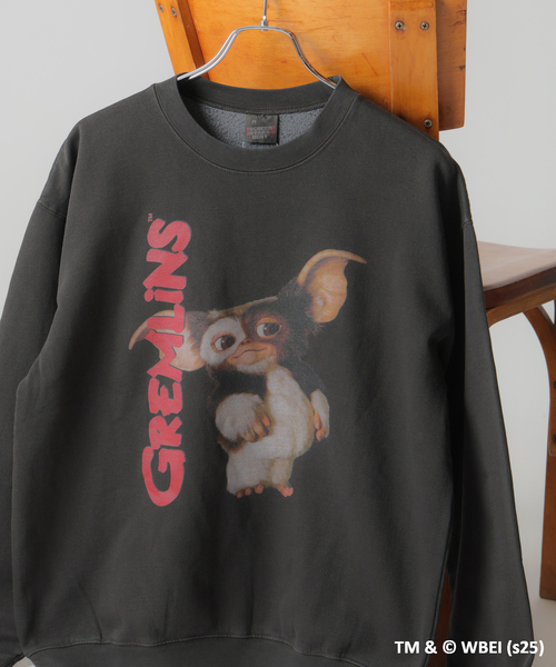 SCREEN STARS(スクリーンスターズ)の「SCREEN STARS "GREMLiNS" PIGMENT CREW(スウェット・メンズ・ブラック・MEDIUM/LARGE)」の2枚目の写真