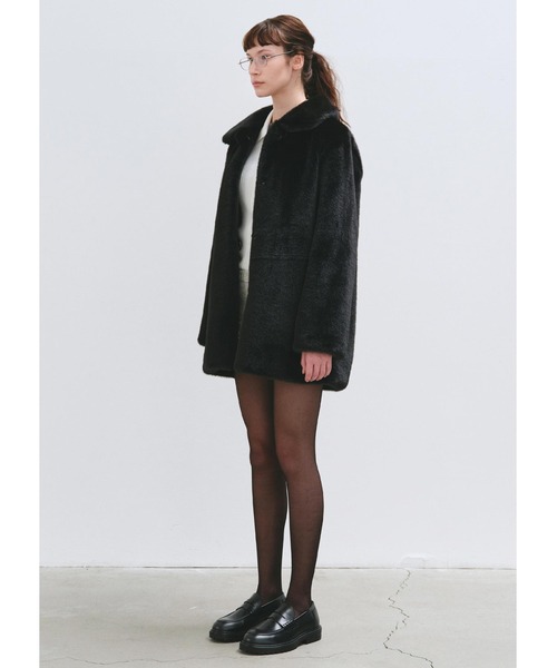 HAVELESS(ハブレス)の「CAROL FAUX FUR COAT(その他アウター・レディース・ブラック・M)」の2枚目の写真