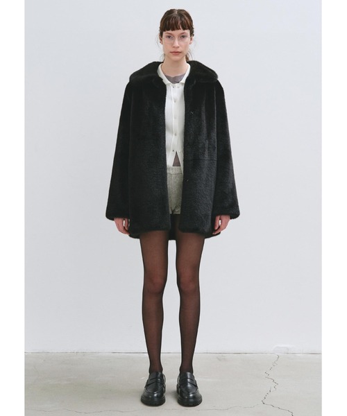 HAVELESS(ハブレス)の「CAROL FAUX FUR COAT(その他アウター・レディース・ブラック・M)」の3枚目の写真