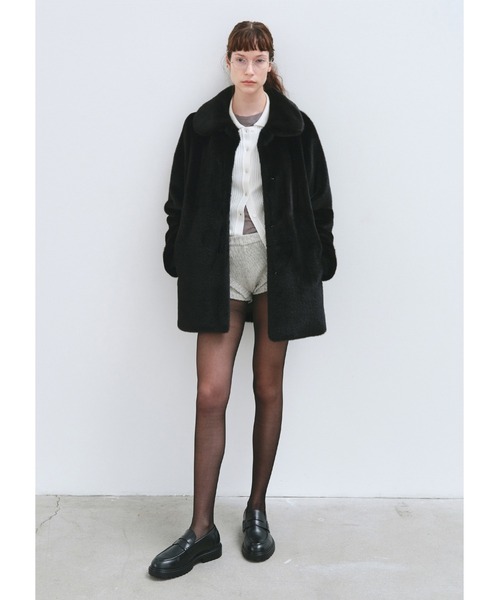 HAVELESS(ハブレス)の「CAROL FAUX FUR COAT(その他アウター・レディース・ブラック・M)」の4枚目の写真