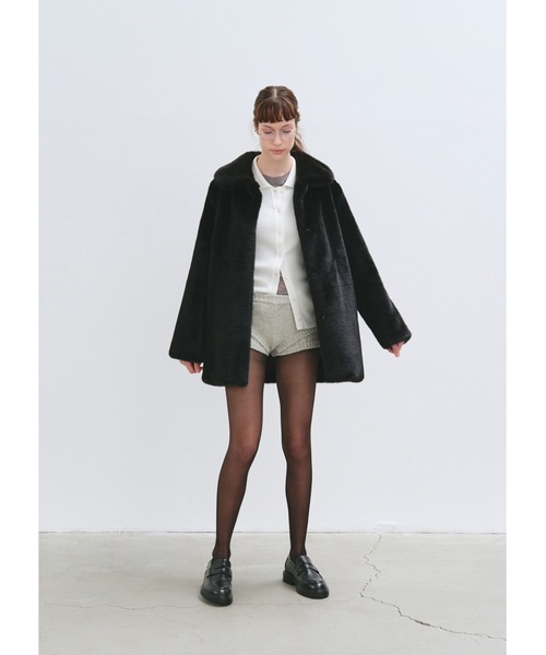 HAVELESS(ハブレス)の「CAROL FAUX FUR COAT(その他アウター・レディース・ブラック・M)」の8枚目の写真