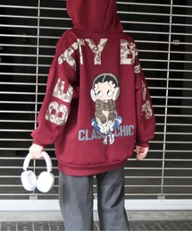 FUN（ファン）の「ヒョウロゴベティパーカー（パーカー・レディース）」