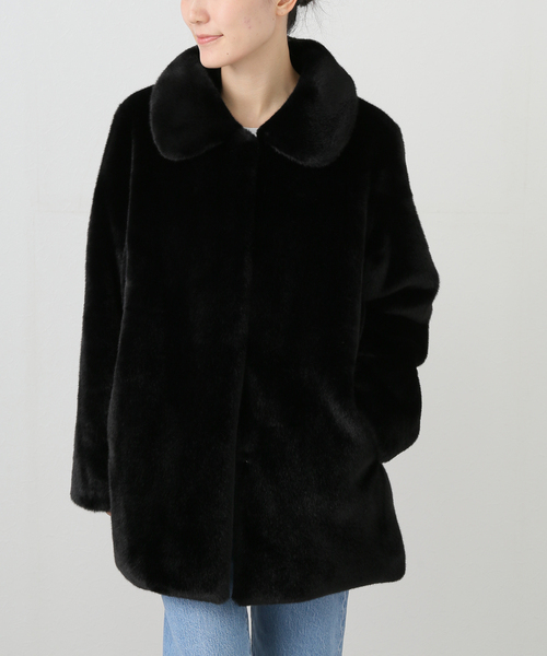 La TOTALITE(ラトータリテ)の「HAVELESS/ハブレス CAROL FAUX ファーコート(その他アウター・レディース・ブラック・FREE)」の1枚目の写真