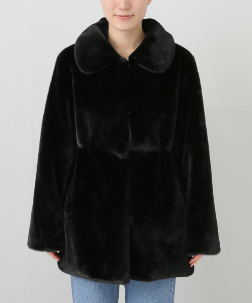 La TOTALITE(ラトータリテ)の「HAVELESS/ハブレス CAROL FAUX ファーコート(その他アウター・レディース・ブラック・FREE)」の9枚目の写真