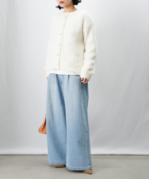 LUCA/LADY LUCK LUCA（ルカ/レディラックルカ）の「LC/LLL 猫毛カーディガン/起毛ニットカーディガン（カーディガン/ボレロ・レディース・オフホワイト/ブラック/ベージュ・FREE）」の15枚目の写真