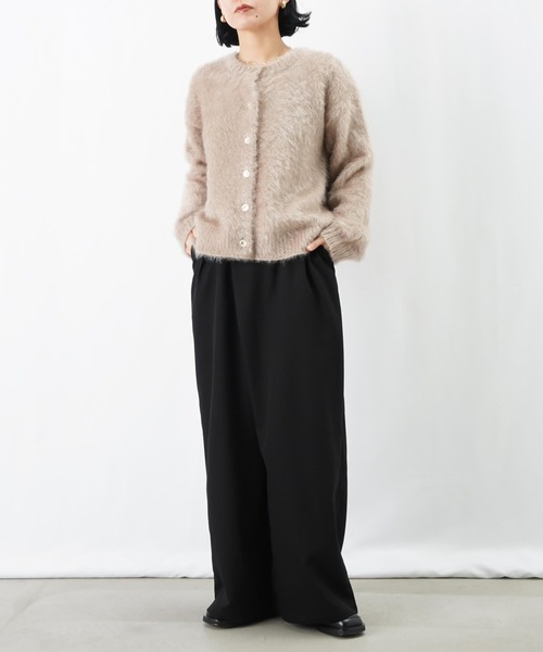 LUCA/LADY LUCK LUCA（ルカ/レディラックルカ）の「LC/LLL 猫毛カーディガン/起毛ニットカーディガン（カーディガン/ボレロ・レディース・オフホワイト/ブラック/ベージュ・FREE）」の18枚目の写真