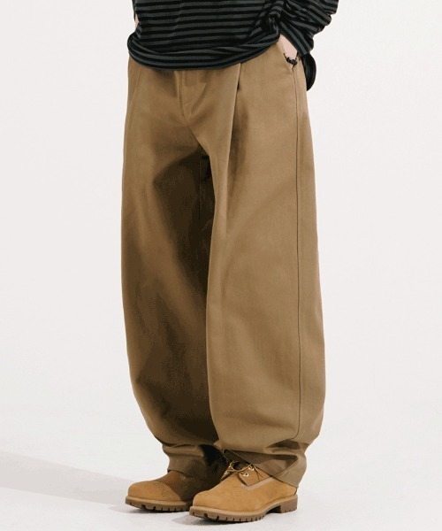 NO NEED(ノーニード)の「【EZKATON】Chino Balloon Wide Pants/MMLP6858(その他パンツ・メンズ・ダークブラウン/ベージュ/カーキ/ブラック・LL/L/M/S/3L)」の1枚目の写真