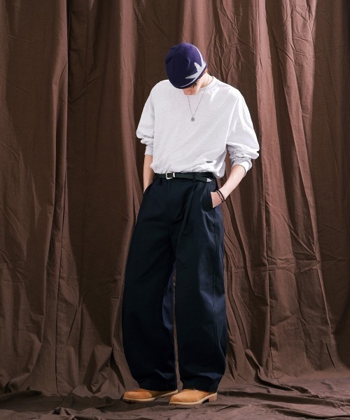 NO NEED(ノーニード)の「【EZKATON】Chino Balloon Wide Pants/MMLP6858(その他パンツ・メンズ・ダークブラウン/ベージュ/カーキ/ブラック・LL/L/M/S/3L)」の9枚目の写真