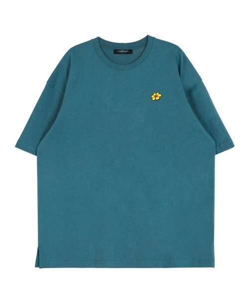 ASTRAL PROJECTION(アストラルプロジェクション)の「ホワイトサークルベアラウンドネック15番手コットン半袖Tシャツ_ブルーグリーン(Tシャツ/カットソー・レディース・その他・X-LARGE/LARGE)」の2枚目の写真