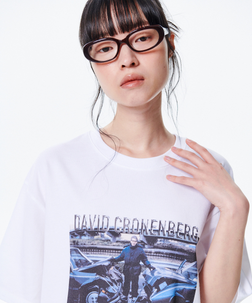 runningHIGH（ランニングハイ）の「デイビッド・クローネンバーグ ハーフスリーブTシャツ [ホワイト]（Tシャツ/カットソー・レディース・その他・FREE）」の3枚目の写真