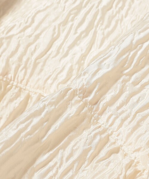 Ray BEAMS(レイビームス)の「ジャガード ギャザー キリカエ クルーネック(シャツ/ブラウス・レディース・オフホワイト/クリーム・ONE SIZE)」の16枚目の写真