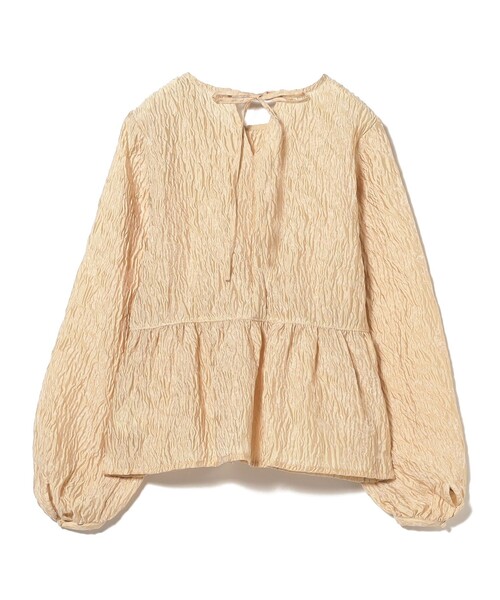 Ray BEAMS(レイビームス)の「ジャガード ギャザー キリカエ クルーネック(シャツ/ブラウス・レディース・オフホワイト/クリーム・ONE SIZE)」の19枚目の写真