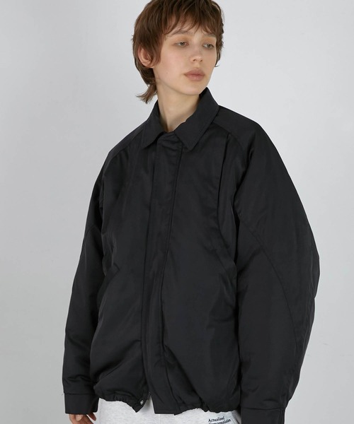 LA PEAU DE GEM（ラポドゥジェム）の「【LA PEAU DE GEM】zip puff blouson/ジップパフブルゾン（ブルゾン・レディース・ブラック/ベージュ・FREE）」の18枚目の写真