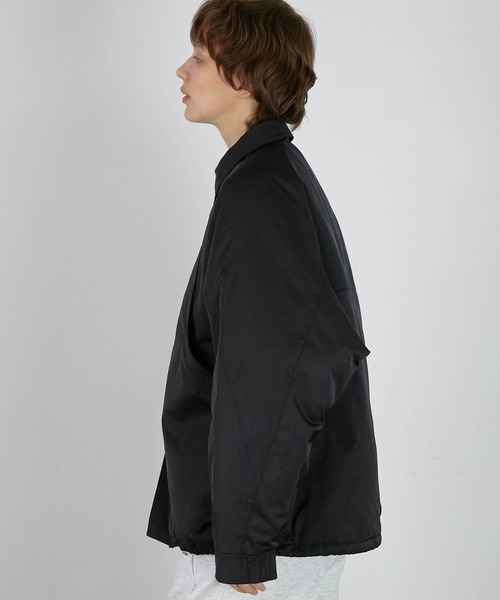 LA PEAU DE GEM（ラポドゥジェム）の「【LA PEAU DE GEM】zip puff blouson/ジップパフブルゾン（ブルゾン・レディース・ブラック/ベージュ・FREE）」の17枚目の写真