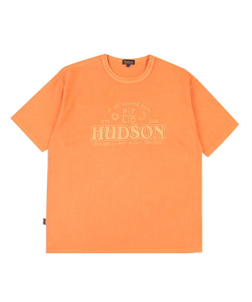 PENFIELD(ペンフィールド)の「PIGMENT DYED BASIC SHORT SLEEVE ORANGE_FQ2KT53U(Tシャツ/カットソー・メンズ・オレンジ・LARGE/MEDIUM/SMALL/X-LARGE)」の2枚目の写真