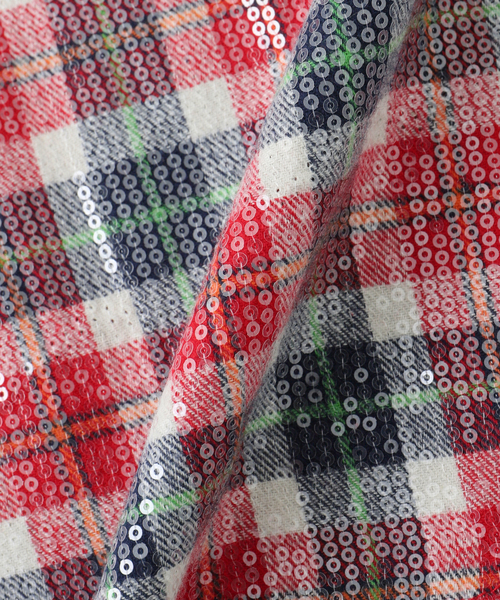 AFB（エーエフビー）の「AFB / エーエフビー SPANGLE SHIRTS（シャツ/ブラウス・メンズ・グリーン/レッド/ベージュ/イエロー・MEDIUM）」の10枚目の写真