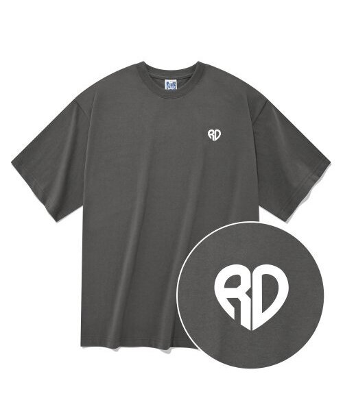 RADINEO(ラディネオ)の「ラディハート 半袖Tシャツ グレー(Tシャツ/カットソー・メンズ・その他・LARGE/MEDIUM/SMALL/X-LARGE)」の1枚目の写真