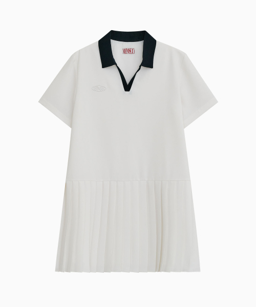 MENASOO（ミナス）の「Low Waist Pleated One Piece_White（ワンピース・レディース・ホワイト・F）」の9枚目の写真