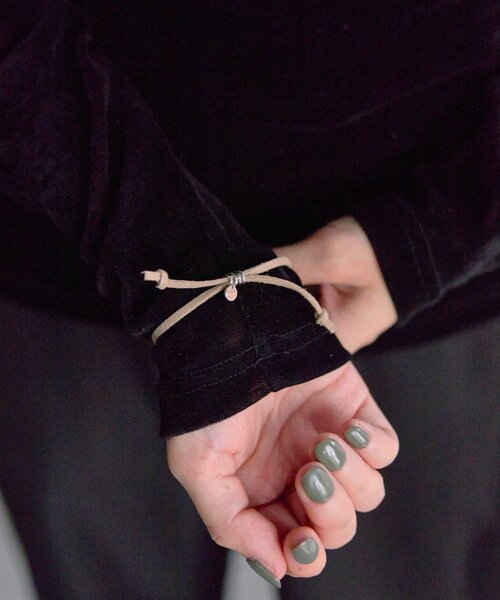 ear PAPILLONNER（イアパピヨネ）の「プチカラーカボションブレスレット（ブレスレット・レディース・ゴールド/シルバー・FREE）」の7枚目の写真