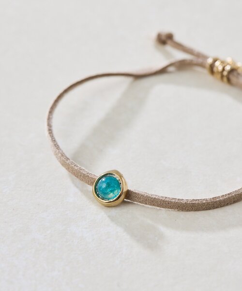 ear PAPILLONNER（イアパピヨネ）の「プチカラーカボションブレスレット（ブレスレット・レディース・ゴールド/シルバー・FREE）」の10枚目の写真